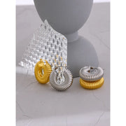 GlamAura Round Hoops